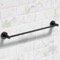 Towel Bar, 25 Inch, Matte Black